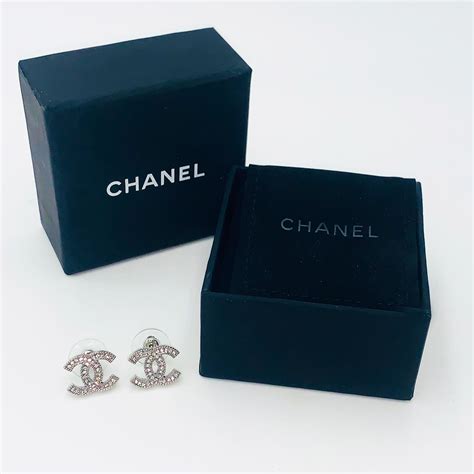 vintage chanel earrings silver|most collectible chanel earrings.